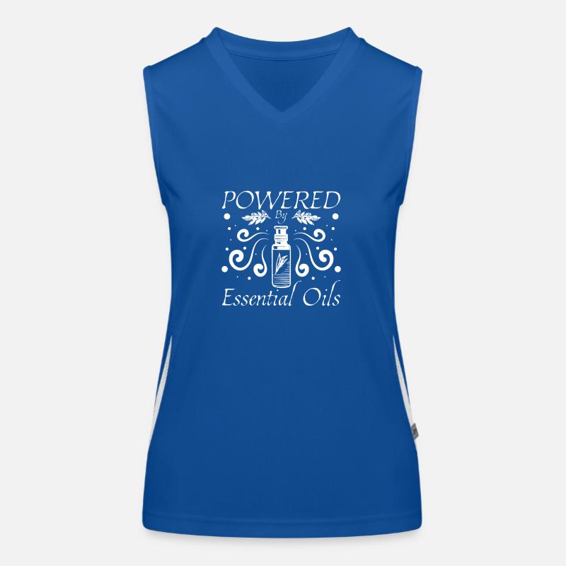 Powered by Essential oils Funktionelles Kontrast-Tank Top für Frauen