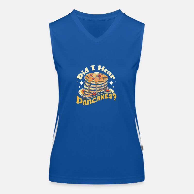 Did I hear pancakes Women's Functional Contrast Tank Top