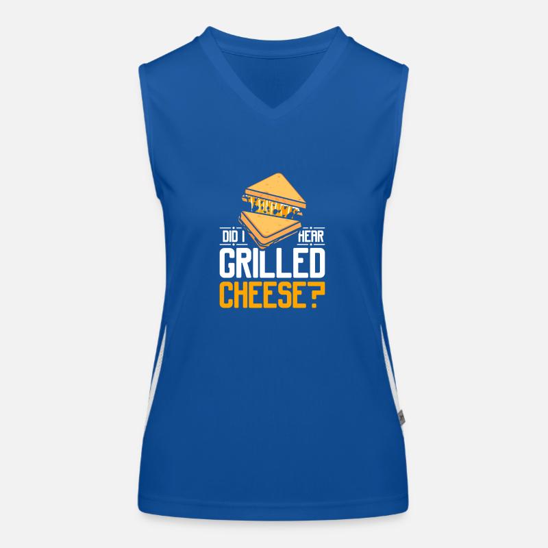 Did I hear grilled cheese? Funktionelles Kontrast-Tank Top für Frauen
