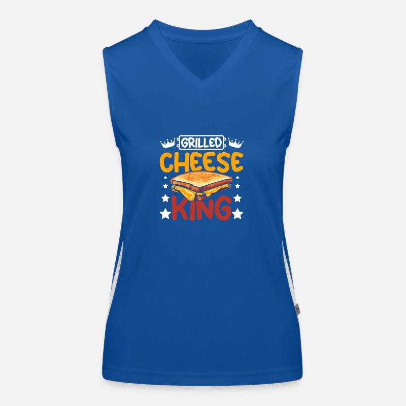 Grilled cheese King Women's Functional Contrast Tank Top