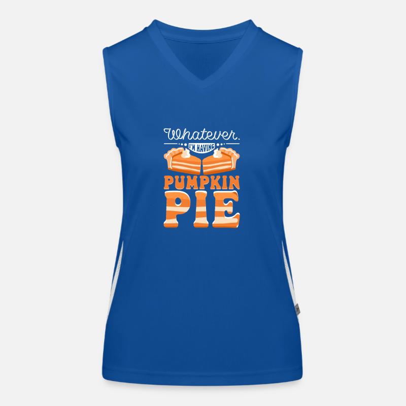 Whatever I'm having pumpkin pie Funktionelles Kontrast-Tank Top für Frauen