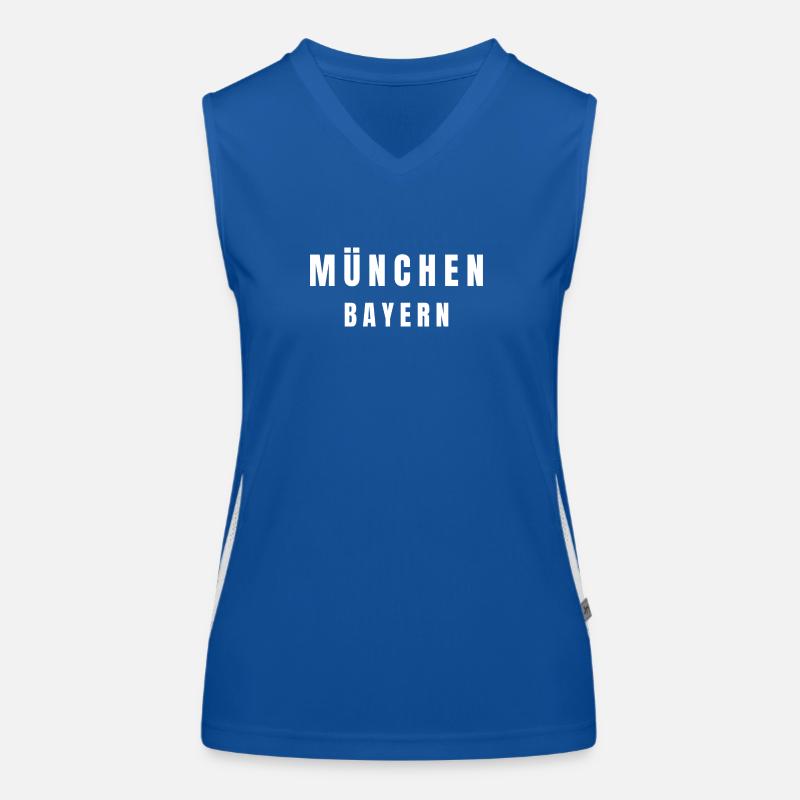 München Bayern Funktionelles Kontrast-Tank Top für Frauen