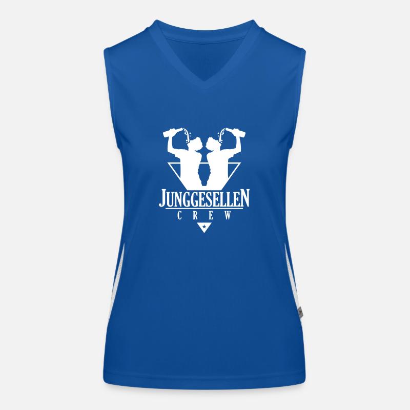 Bachelor Crew Jga Drinking Women's Functional Contrast Tank Top