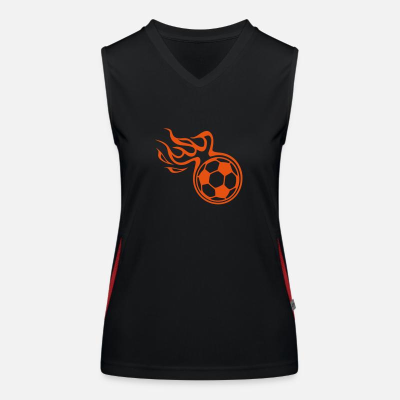 Fußball Funktionelles Kontrast-Tank Top für Frauen