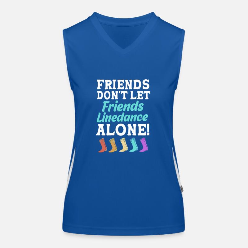 Linedance Funktionelles Kontrast-Tank Top für Frauen