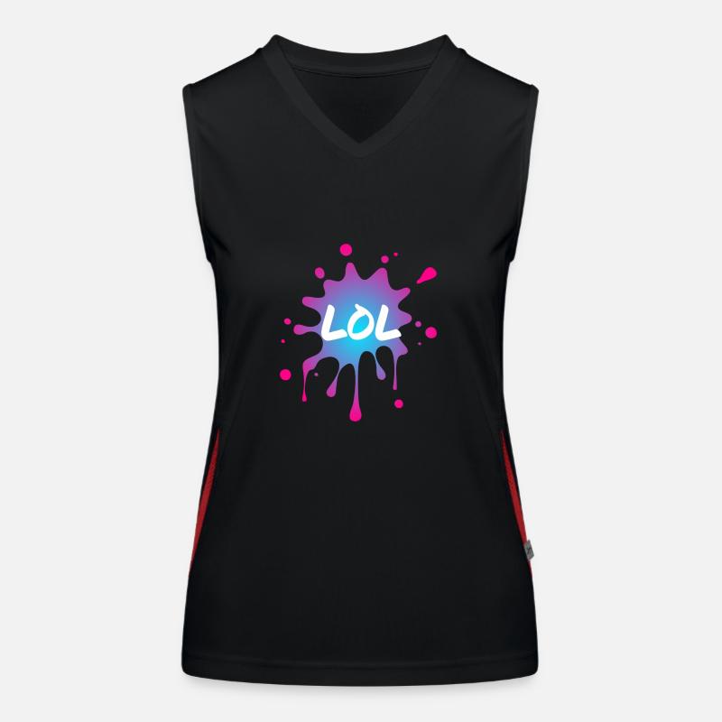 LOL Funktionelles Kontrast-Tank Top für Frauen