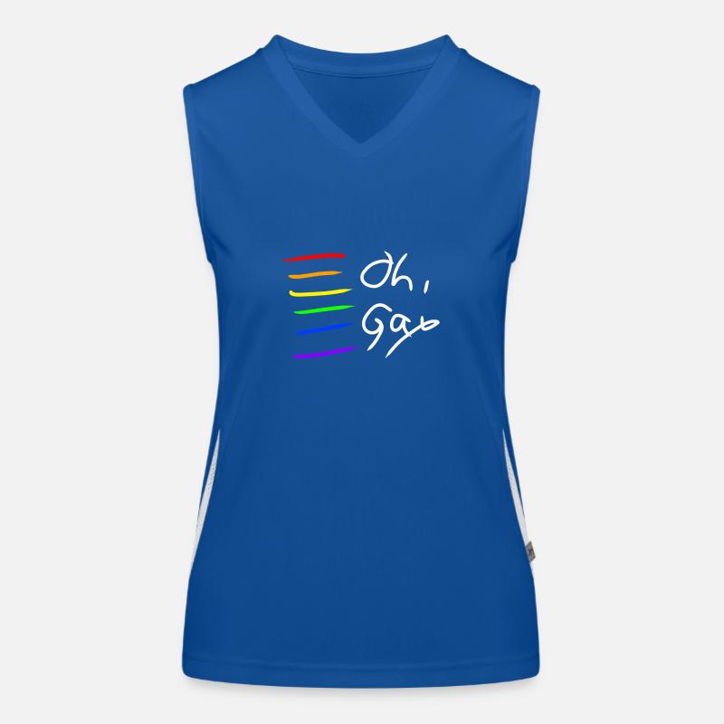 Pride Kleider Funktionelles Kontrast-Tank Top für Frauen