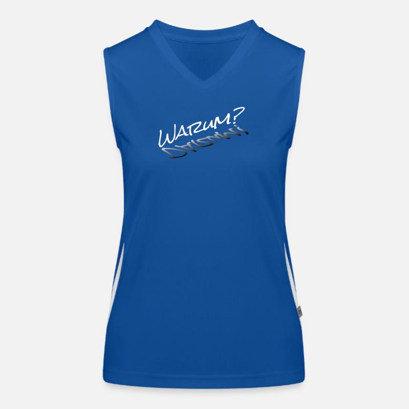 Warum? Funktionelles Kontrast-Tank Top für Frauen