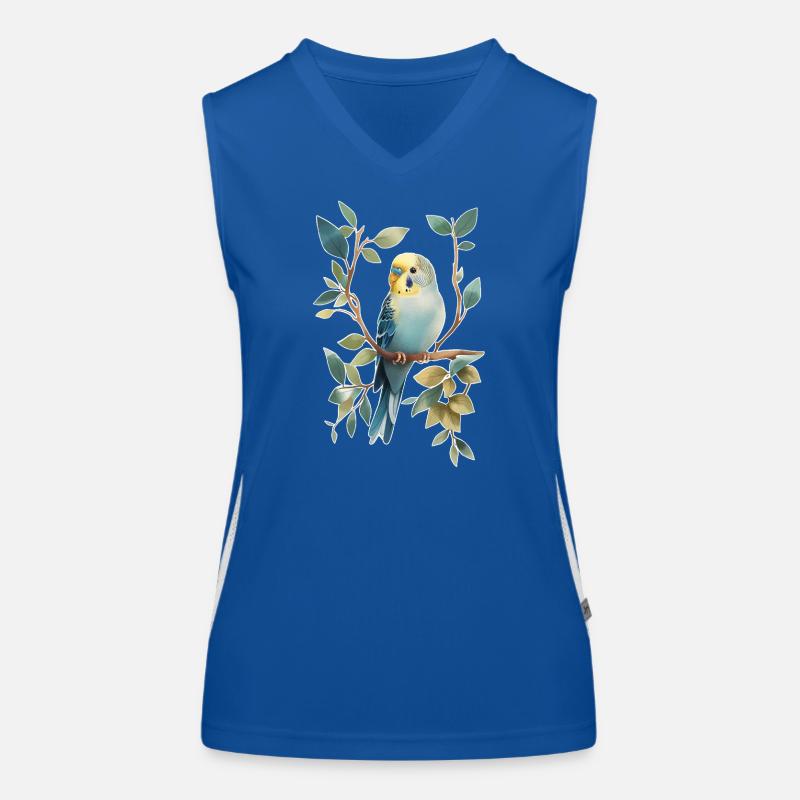 Perruche ondulée Débardeur respirant contrasté Femme