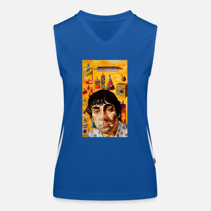 Light Blue Touchpaper Women's Functional Contrast Tank Top