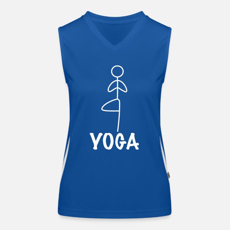 Exercice de yoga Débardeur respirant contrasté Femme