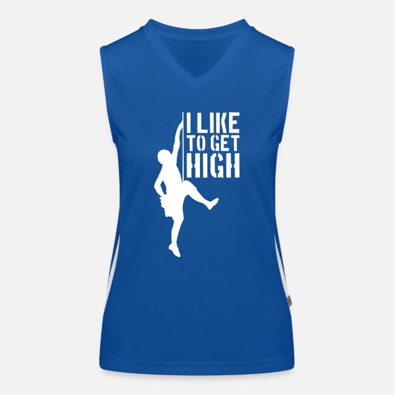 like to get high Funktionelles Kontrast-Tank Top für Frauen