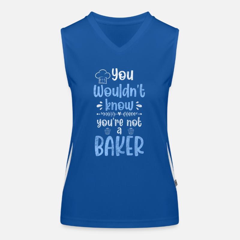 Backen Konditor Backwaren Lecker Funktionelles Kontrast-Tank Top für Frauen