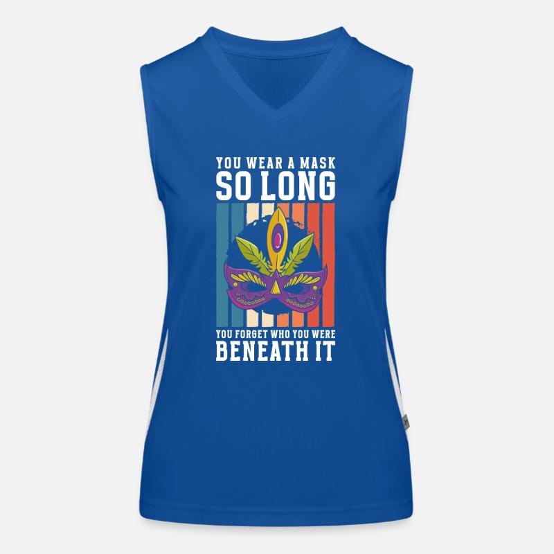 Disguise Celebration Carnival Second Face Women's Functional Contrast Tank Top