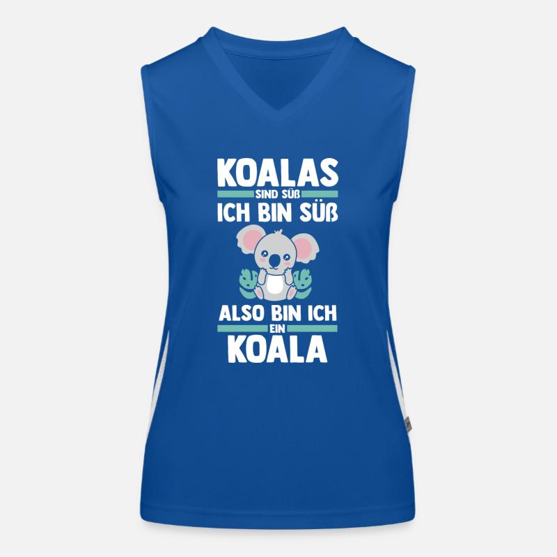 Koalabär Koala Funktionelles Kontrast-Tank Top für Frauen