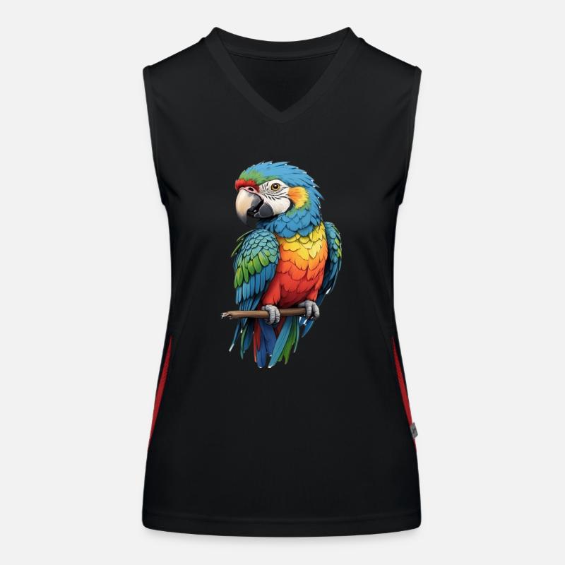 Bunte Ara-Mode: Exotisch Chic Funktionelles Kontrast-Tank Top für Frauen