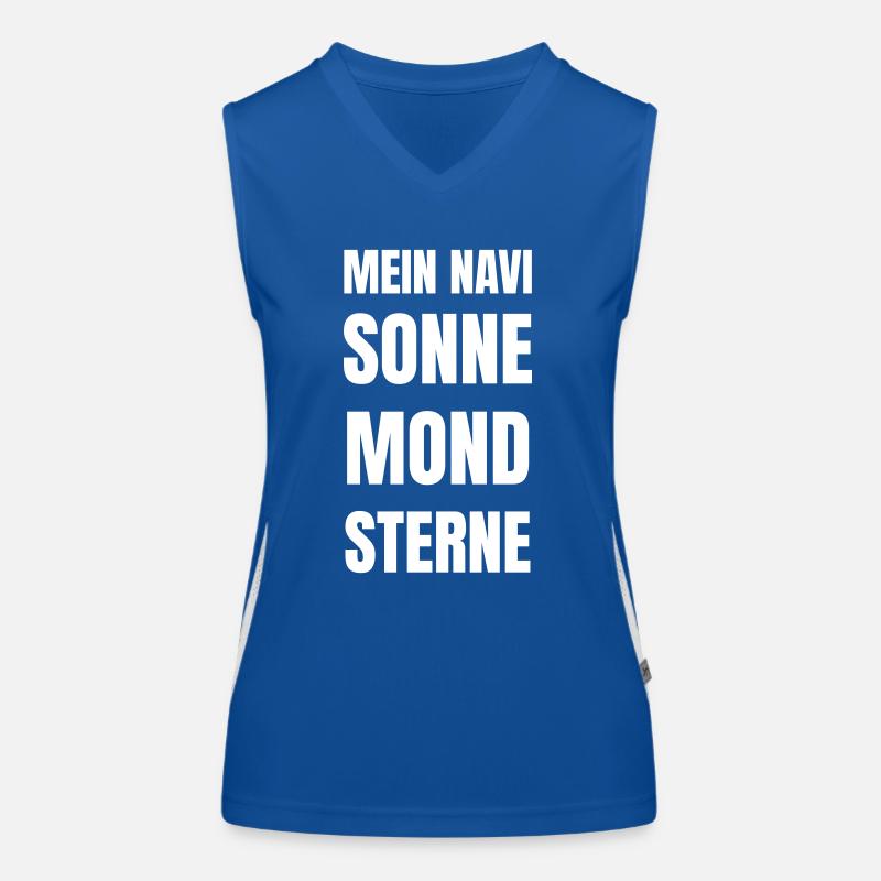 My navigation system in nature Women's Functional Contrast Tank Top