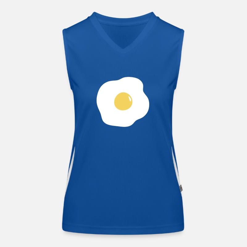 egg fried Women's Functional Contrast Tank Top