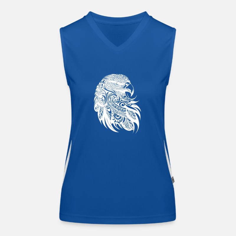 Tatouage Eagle Tribal Style Débardeur respirant contrasté Femme
