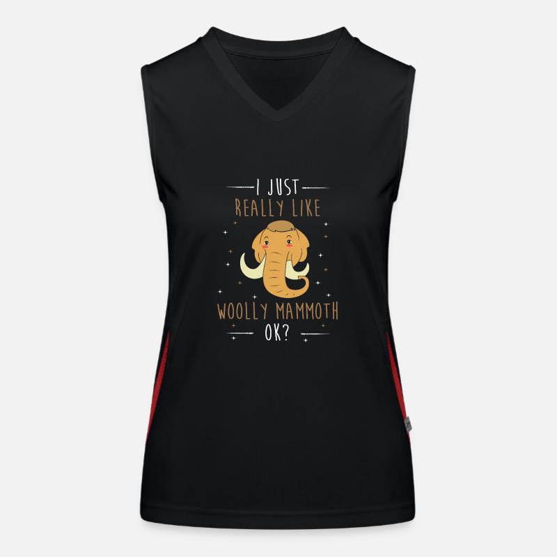 Mammouth Débardeur respirant contrasté Femme