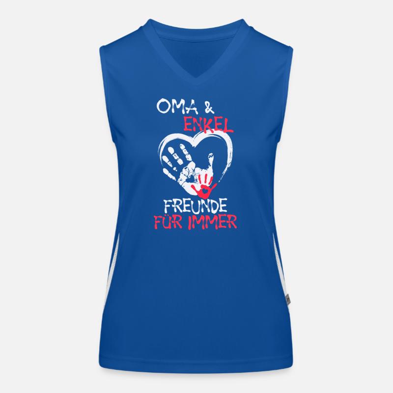 Lieblingsoma Oma Großmutter Statement Ruhestan Funktionelles Kontrast-Tank Top für Frauen