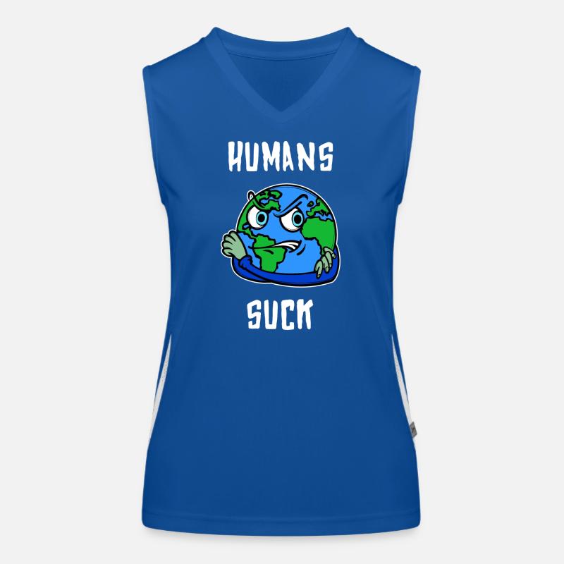 Umweltschäden Umweltschutz Mutter Erde Umwelt Funktionelles Kontrast-Tank Top für Frauen