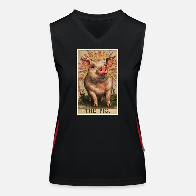 Cochon Cochon Débardeur respirant contrasté Femme