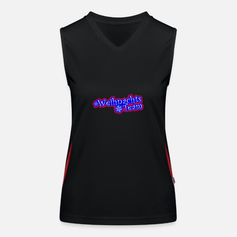 Weihnachts Team Weihnachtsfeier Funktionelles Kontrast-Tank Top für Frauen