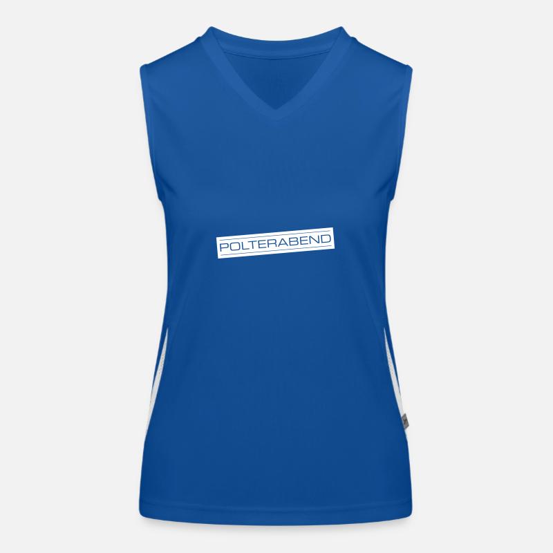 Polterabend Junggesellenabschied Funktionelles Kontrast-Tank Top für Frauen