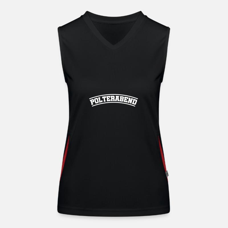 Polterabend Junggesellenabschied Funktionelles Kontrast-Tank Top für Frauen