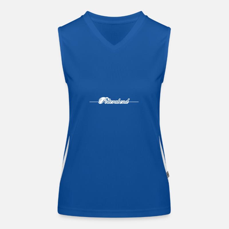Polterabend Funktionelles Kontrast-Tank Top für Frauen