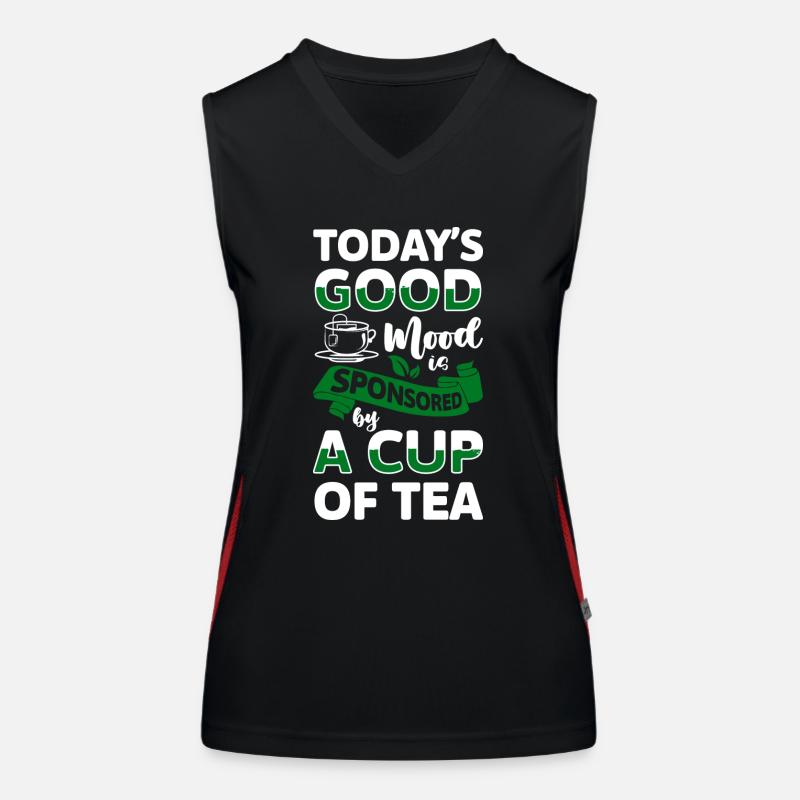 Tea Cup Fruit Tea Teas Women's Functional Contrast Tank Top