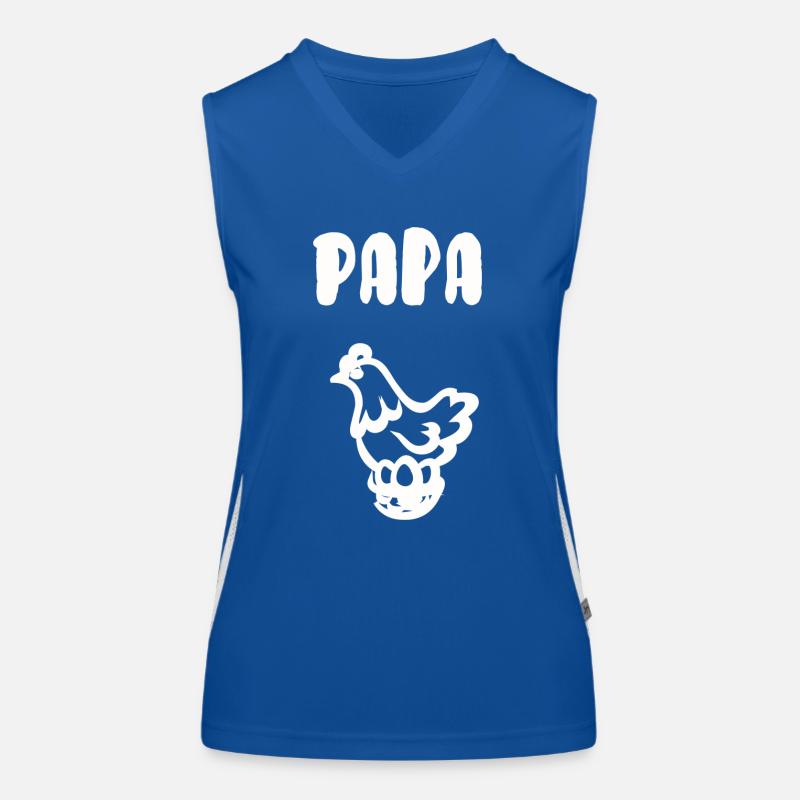 Daddy hen Women's Functional Contrast Tank Top