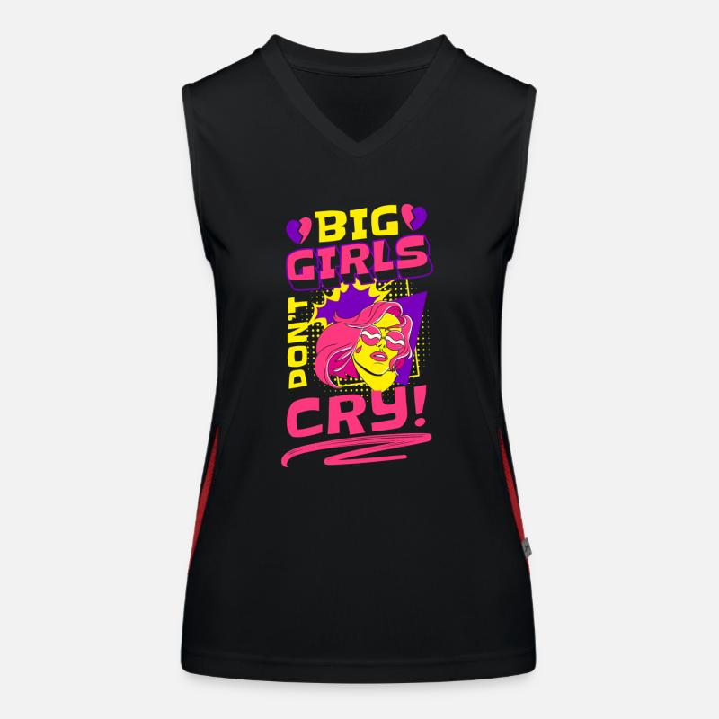 Comic Comics Sprechblase Bunt Funktionelles Kontrast-Tank Top für Frauen