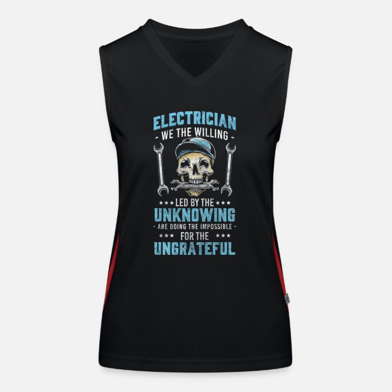 Electronics Technician Electric Flash Women's Functional Contrast Tank Top