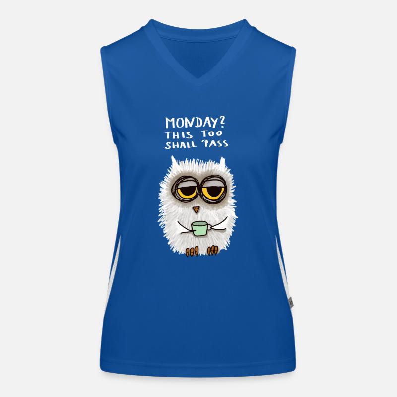 Monday? This too shall pass Funktionelles Kontrast-Tank Top für Frauen