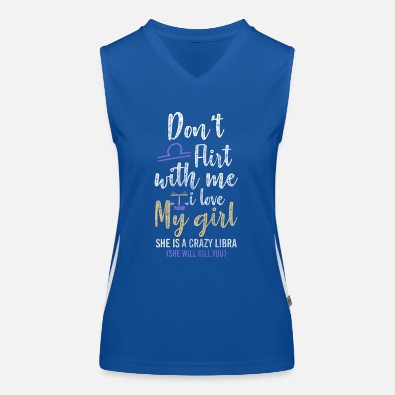 Libra Constellation Astro Women's Functional Contrast Tank Top