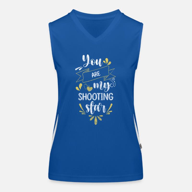 Starry Sky Wish Dreaming Symbol Women's Functional Contrast Tank Top