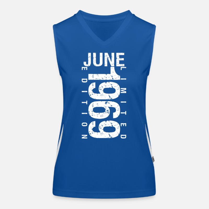 Juni 1969 Juni Geburtstagsgeschenk Juni 1969 Funktionelles Kontrast-Tank Top für Frauen
