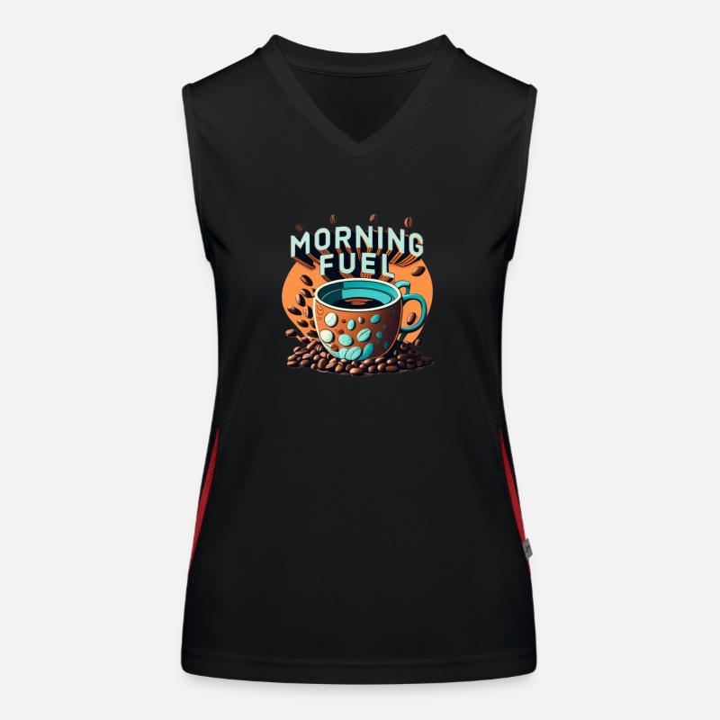 Morgens Funktionelles Kontrast-Tank Top für Frauen