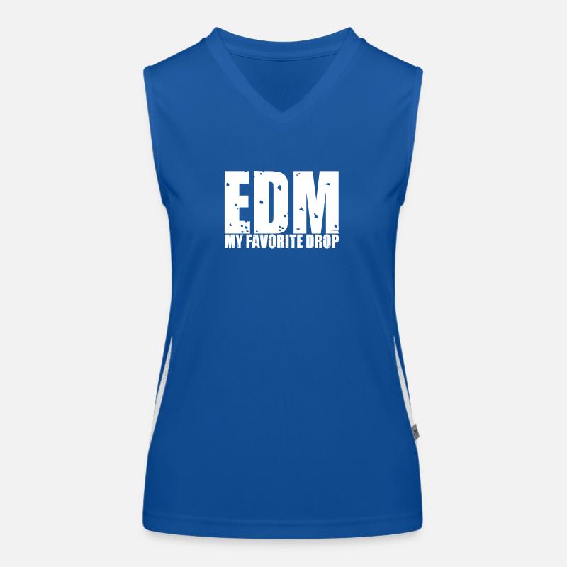EDM durch Kaotika Funktionelles Kontrast-Tank Top für Frauen