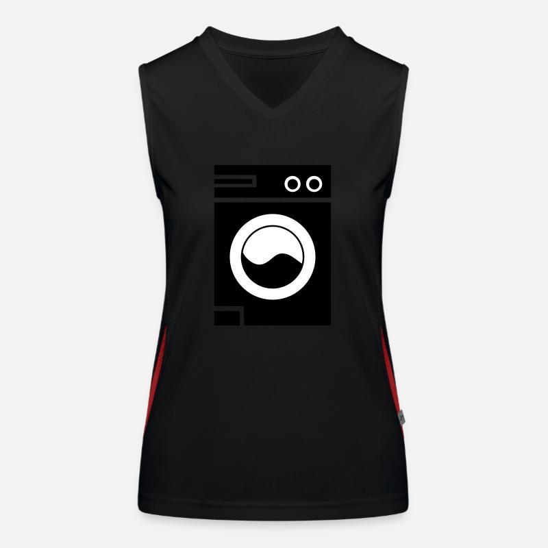 lave-linge Débardeur respirant contrasté Femme