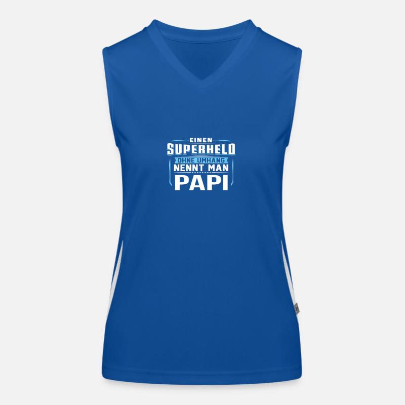 PAPI Superheld Funktionelles Kontrast-Tank Top für Frauen