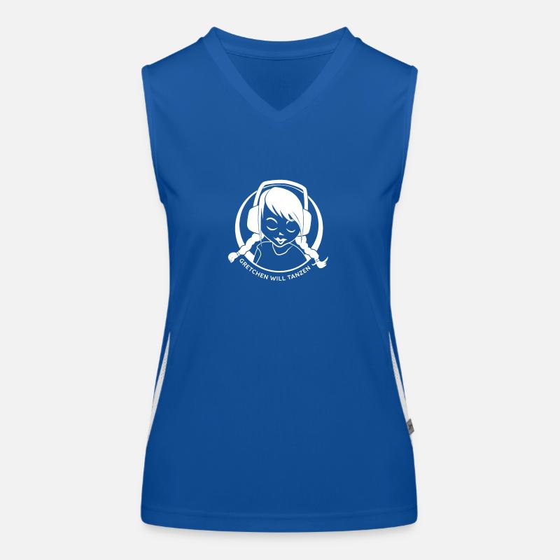 Gretchen Will Tanzen Icon1 Funktionelles Kontrast-Tank Top für Frauen