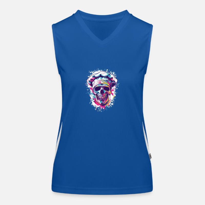 Koch Skull Chef Women's Functional Contrast Tank Top