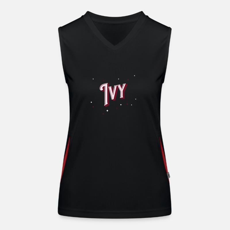Ivy names personalized Women's Functional Contrast Tank Top