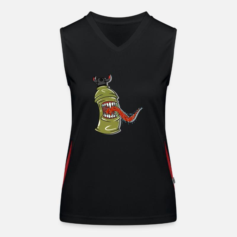 Devil Can Funktionelles Kontrast-Tank Top für Frauen
