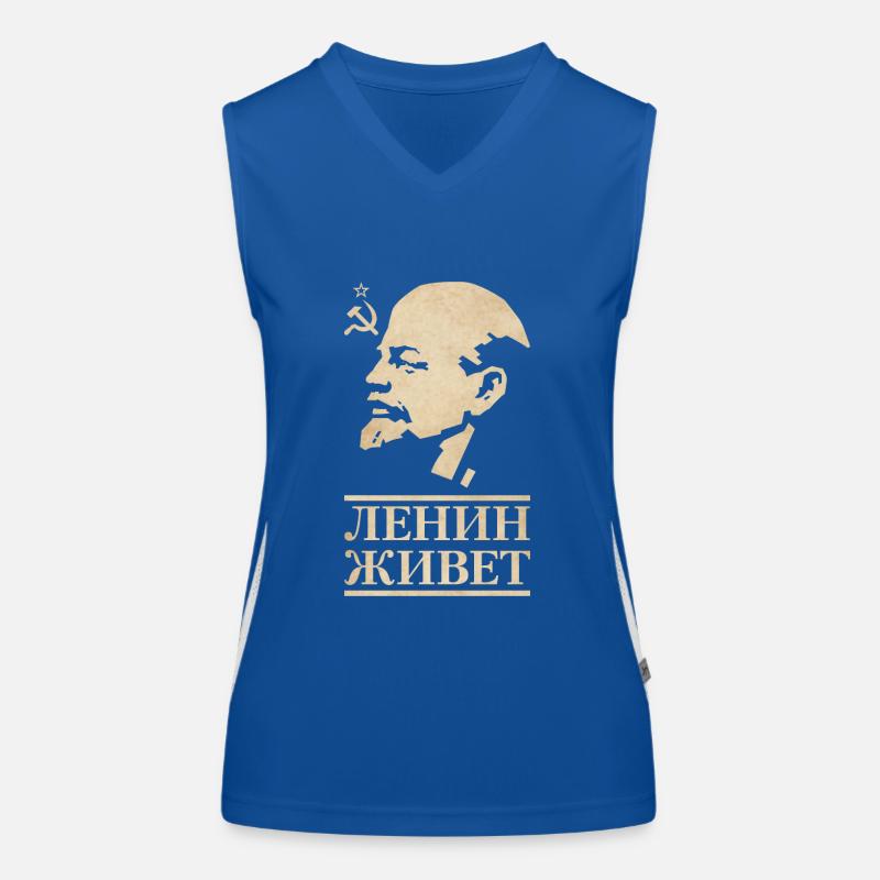 Lénine vit Débardeur respirant contrasté Femme