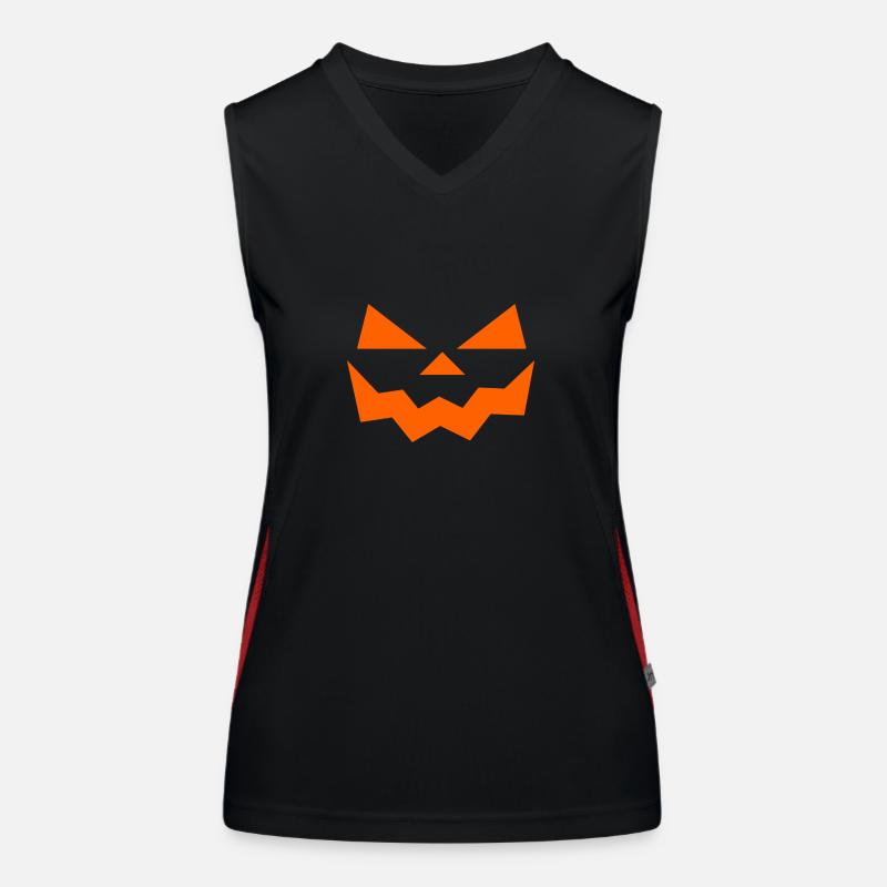 Cooles Halloweendesign Funktionelles Kontrast-Tank Top für Frauen
