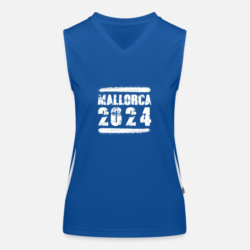 Mallorca 2024 Team Funktionelles Kontrast-Tank Top für Frauen